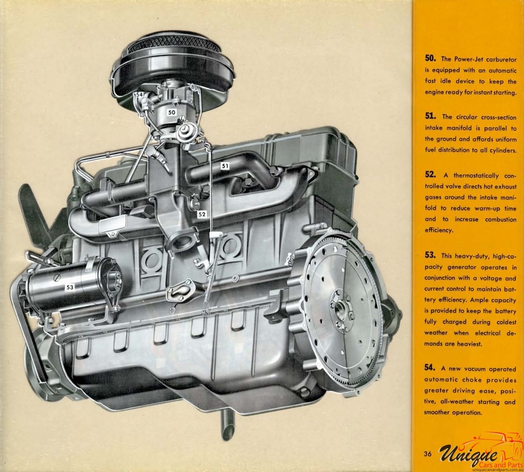 1952 Chevrolet Engineering Features Brochure Page 58